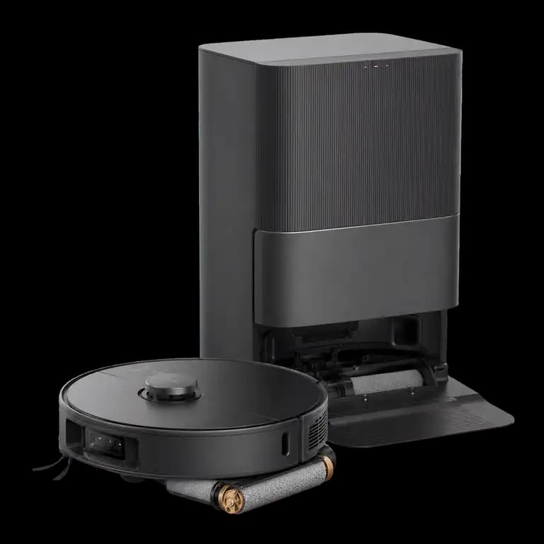 KI-generierte Produktvisualisierung des Dreame Aqua10 Ultra Roller Complete mit Station