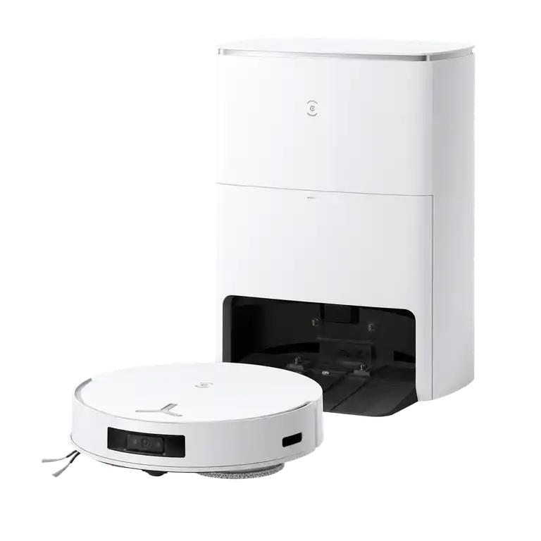 KI-generierte Produktvisualisierung des Ecovacs Deebot T50 Pro Omni Gen 2 mit Station