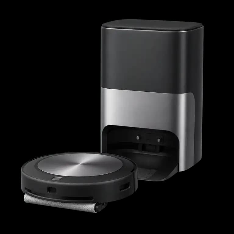 KI-generierte Produktvisualisierung des eufy Omni S1 Pro mit Station