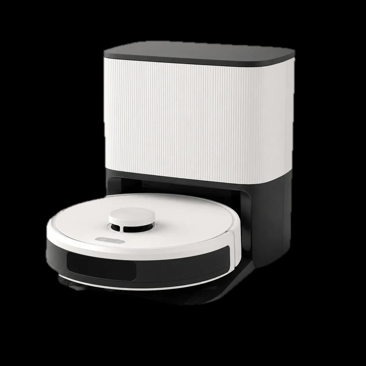 AEG AR71UW2SW Saug- und Wischroboter mit Absaugstation als KI-Visualisierung