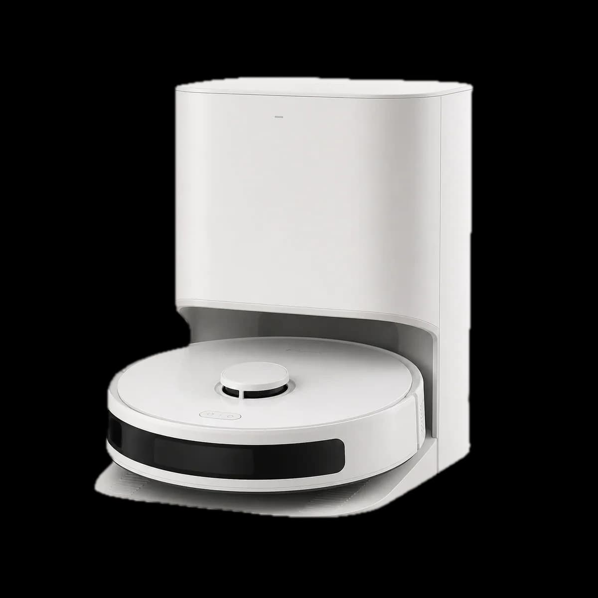 Dreame D10 Plus Gen 2 Saug- und Wischroboter mit Absaugstation als KI-Visualisierung