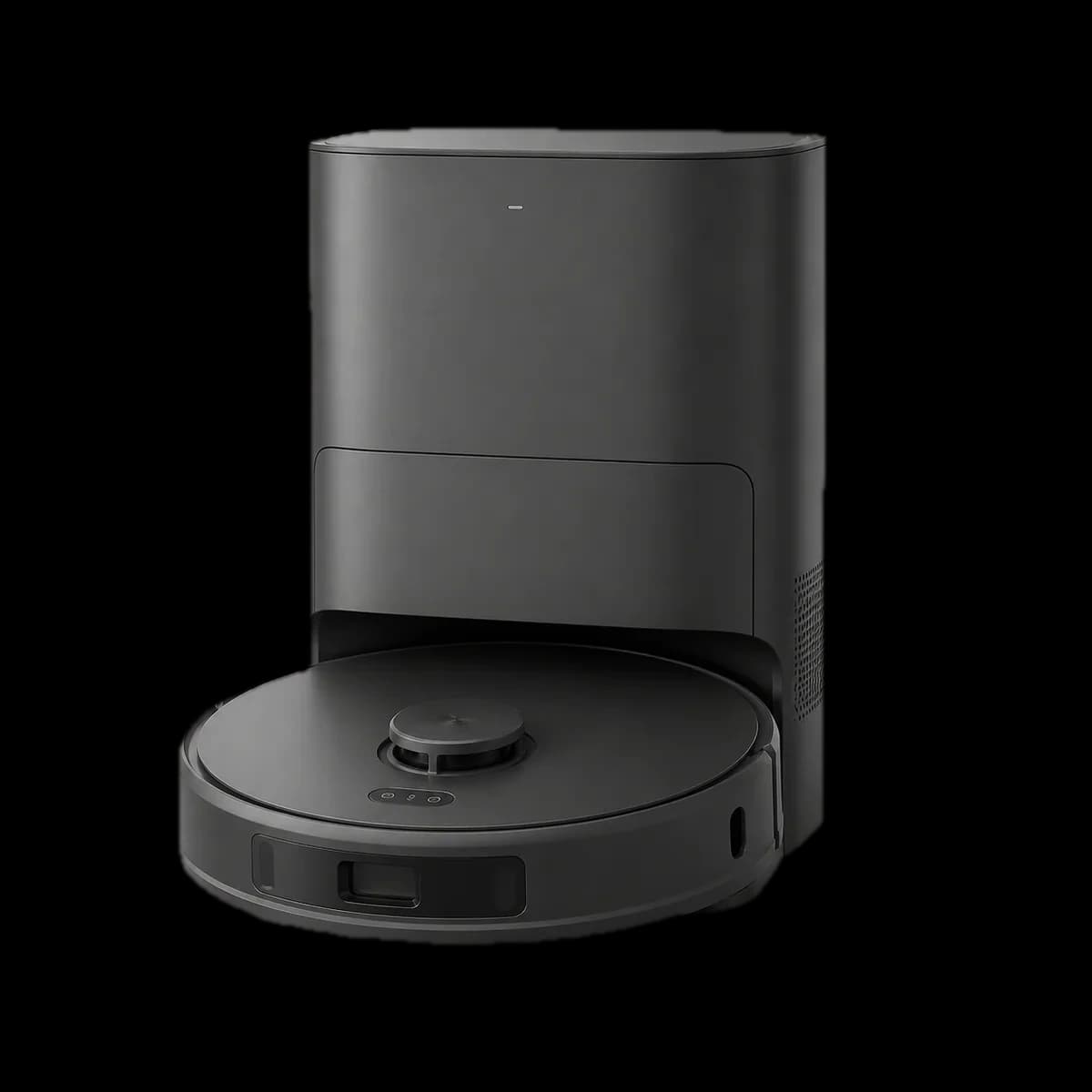 Dreame D9 Max Gen 2 Saugroboter mit Absaugstation als KI-Visualisierung