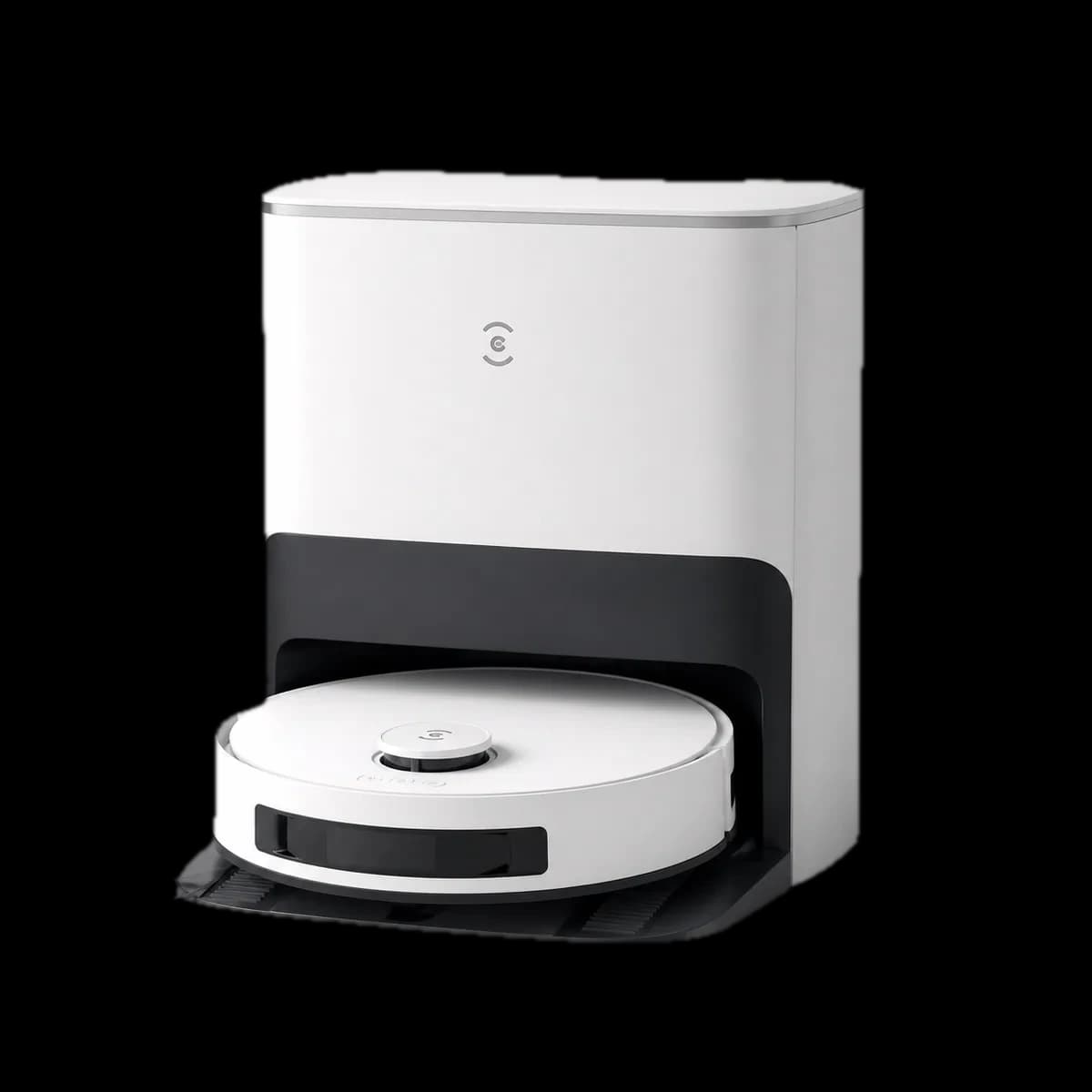 ECOVACS DEEBOT N20 Saug- und Wischroboter mit Absaugstation als KI-Visualisierung