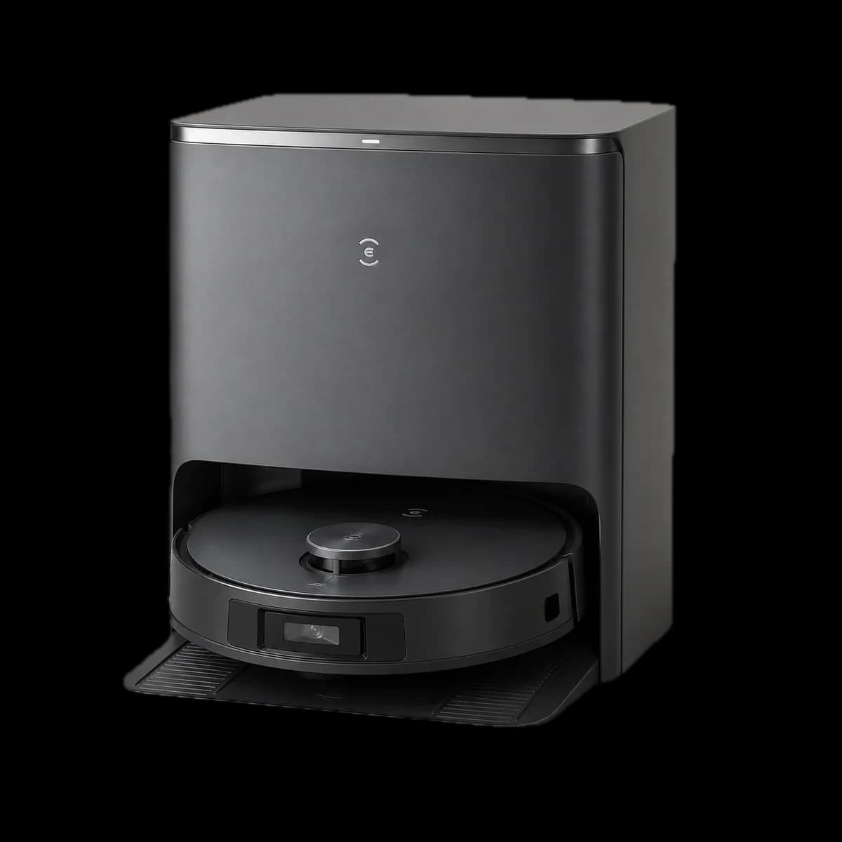 Ecovacs Deebot T30 Omni Saug- und Wischroboter mit Vollstation als KI-Visualisierung