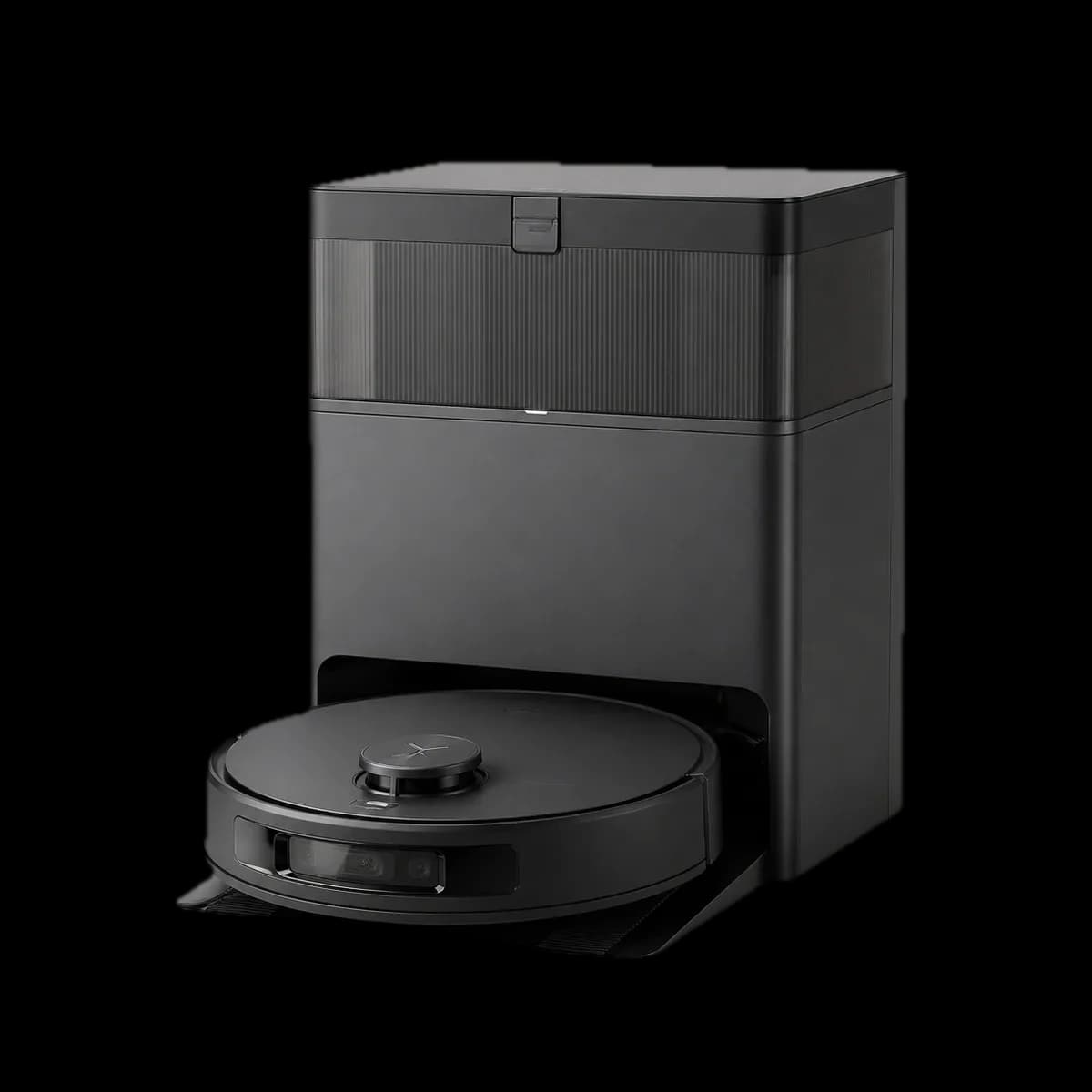 ECOVACS DEEBOT X11 OmniCyclone Saug- und Wischroboter mit Absaugstation als KI-Visualisierung