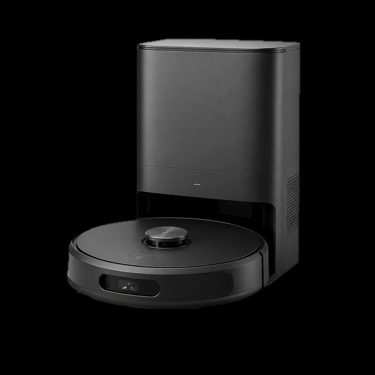 Hoover HG5 Saugroboter mit Absaugstation als KI-Visualisierung