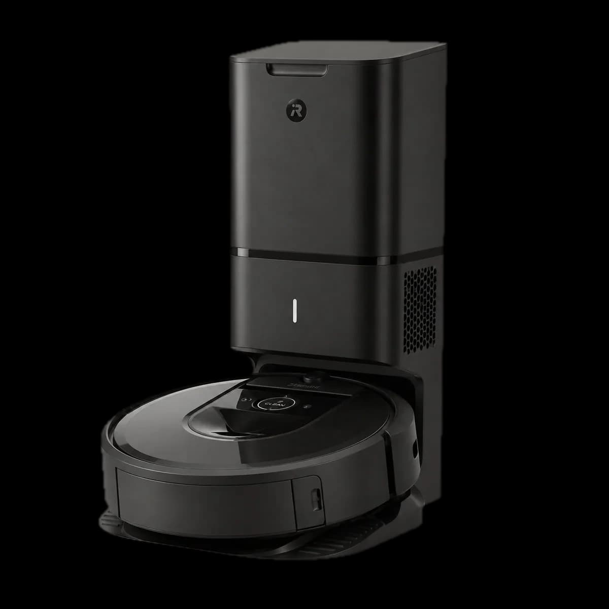 iRobot Roomba i7+ (i7556) Saugroboter mit Absaugstation als KI-Visualisierung