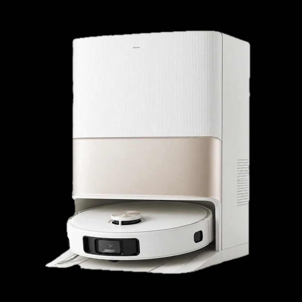 MOVA E50 Pro Ultra Saug- und Wischroboter mit Vollstation als KI-Visualisierung
