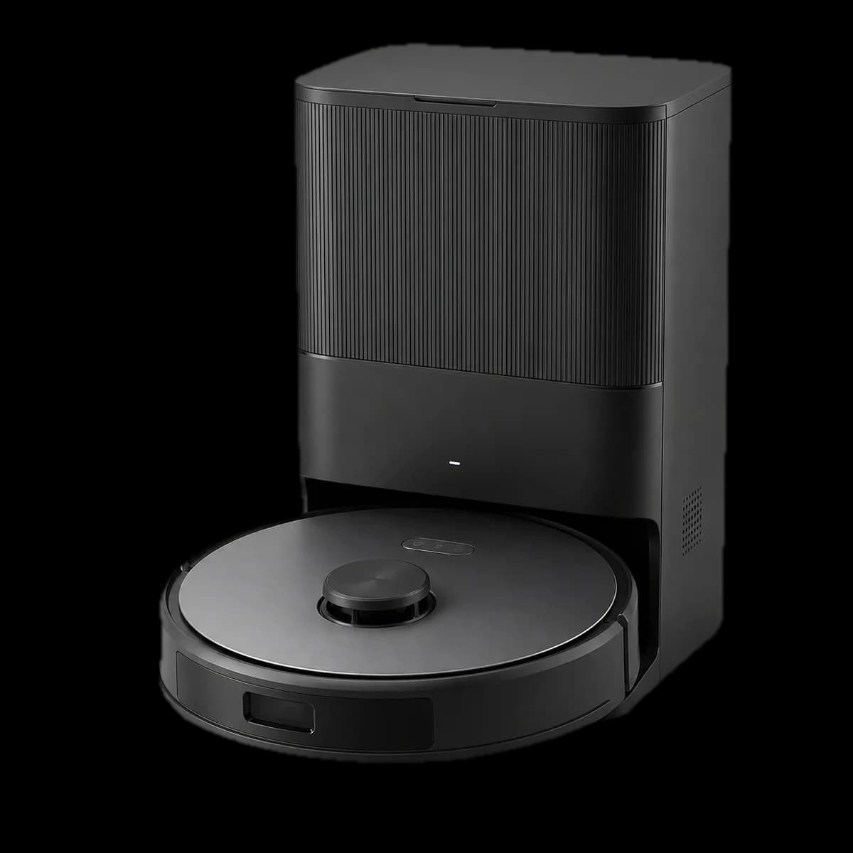 Tesvor S8 Max Saug- und Wischroboter mit Absaugstation als KI-Visualisierung