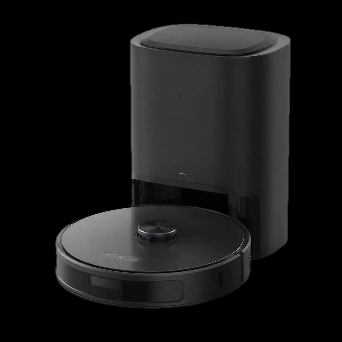 Tesvor S8 Pro Saug- und Wischroboter mit Absaugstation als KI-Visualisierung